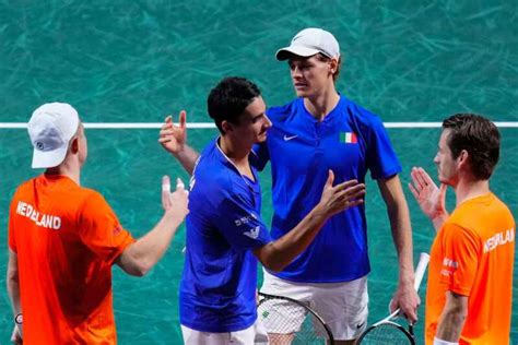 Serbia leads Italy 1-0 in Davis Cup semifinals. Djokovic to face Sinner in 2nd singles